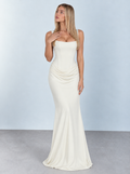 Athenea | Vestido Largo con Falda Drapeada