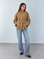 Hera | Chaqueta de ante con cordones