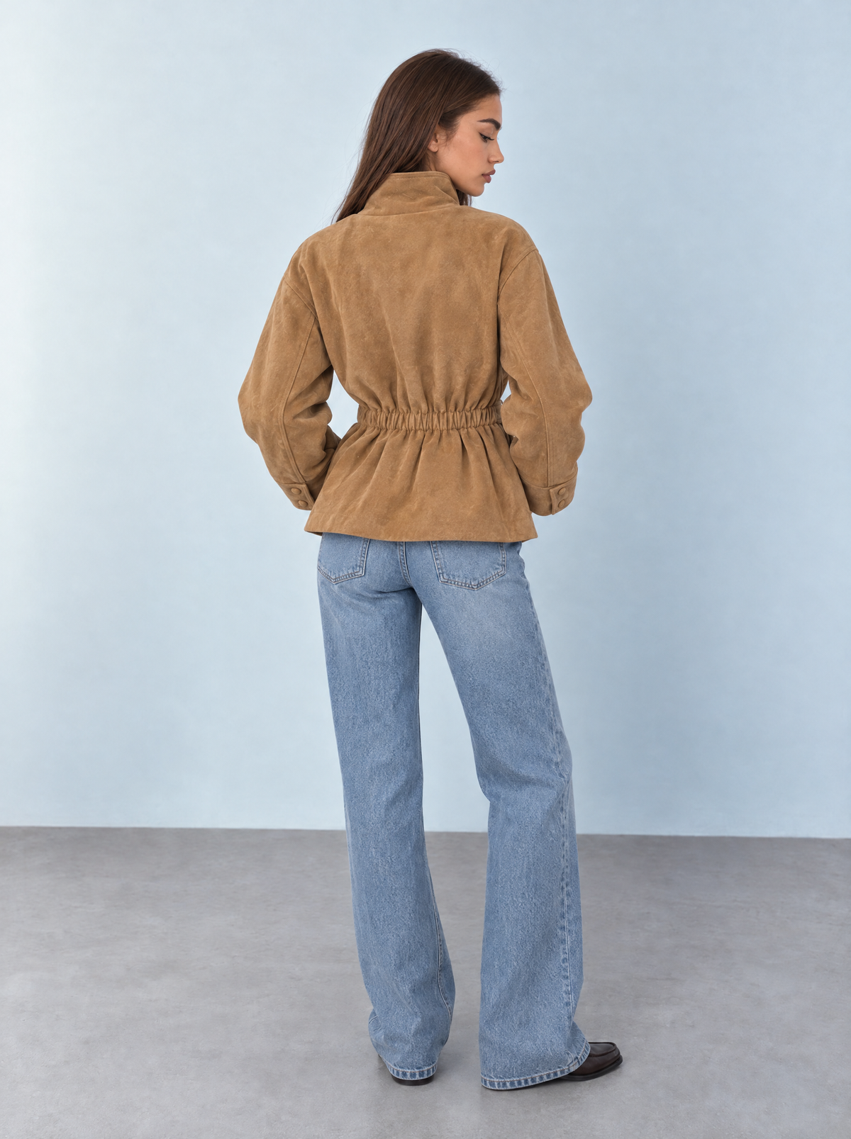 Hera | Chaqueta de ante con cordones