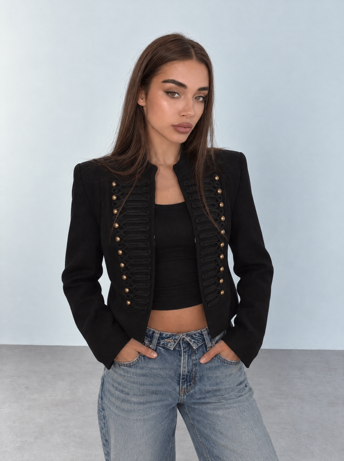 Ginevra | Blazer Militar Refinada