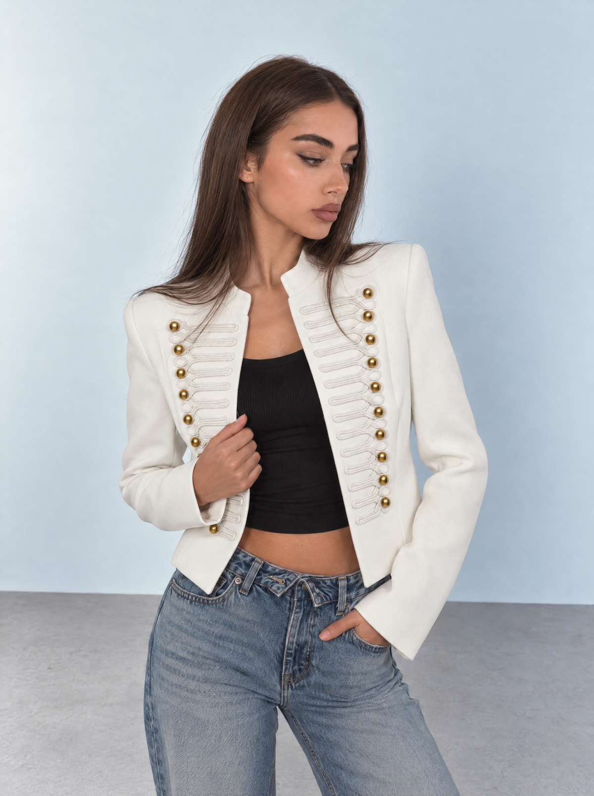 Ginevra | Blazer Militar Refinada