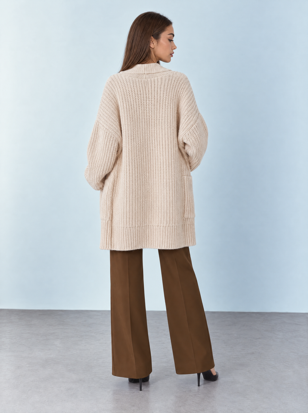 Thalira | Cardigan de Lana Holgado
