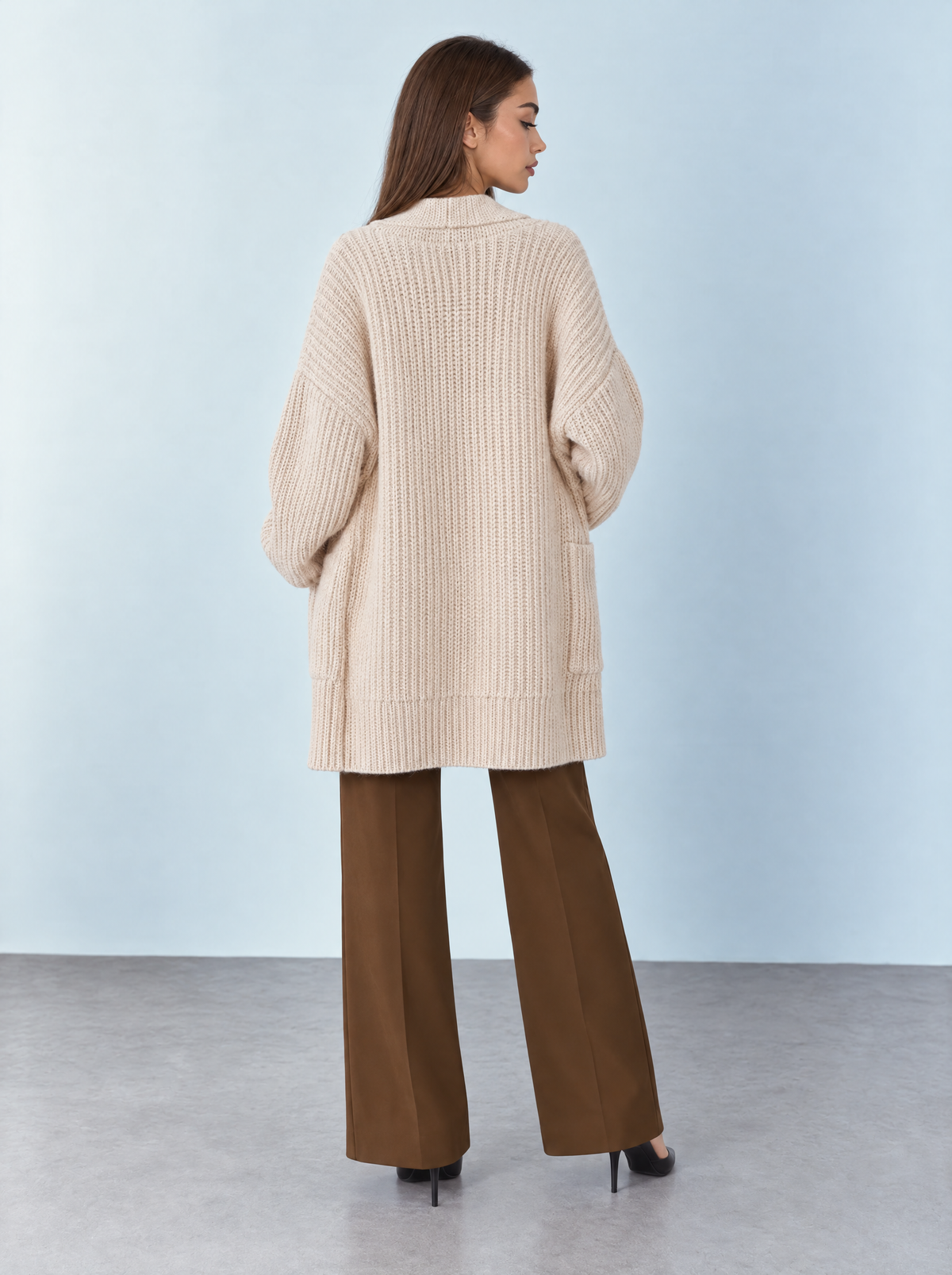 Thalira | Cardigan de Lana Holgado